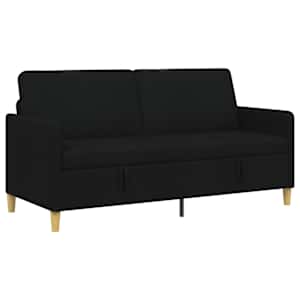 Sofa s úložným prostorem Černá 172 x 78 x 87 cm Polyester - obrázek 2