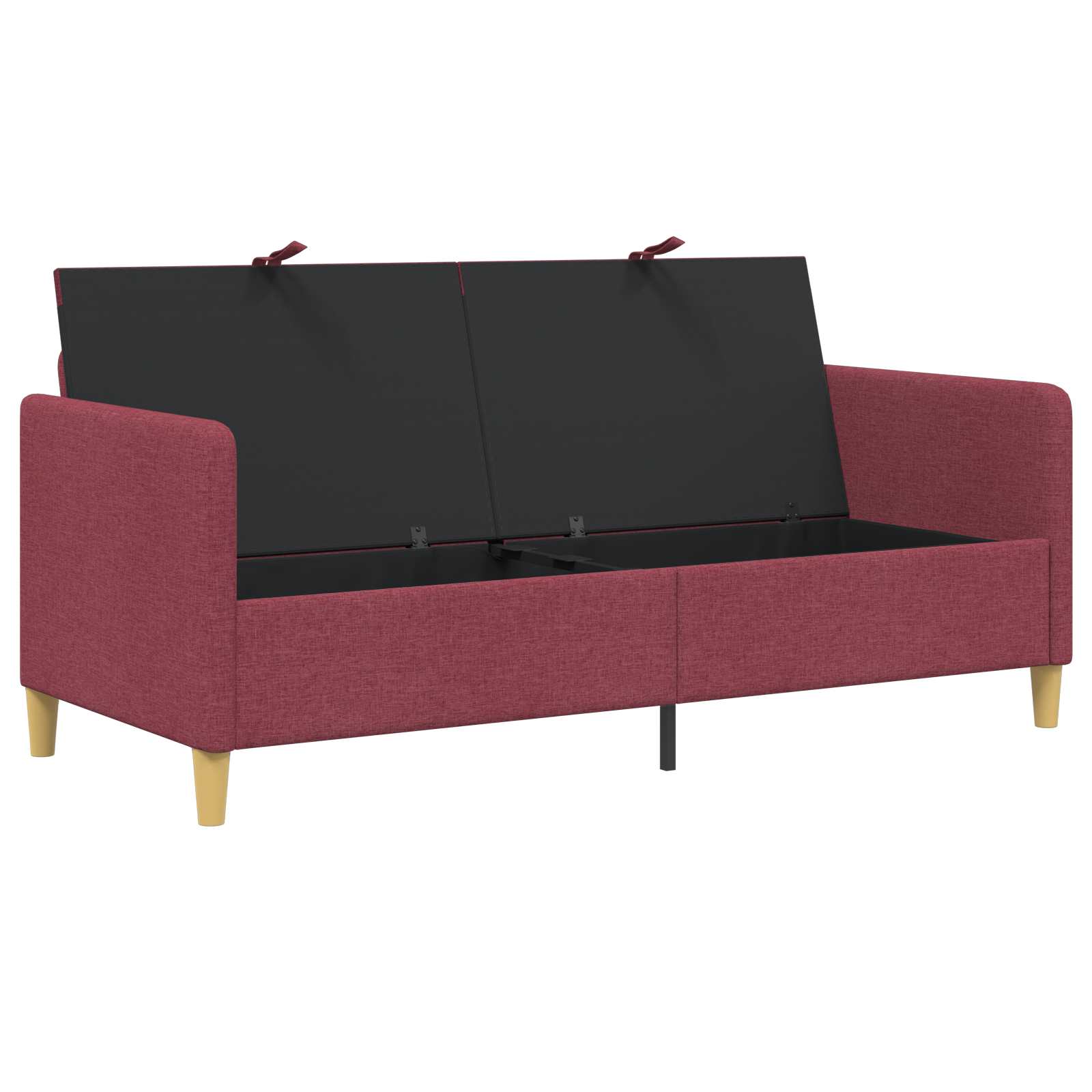 Sofa s shrambo Vinorodna rdeča 172 x 78 x 87 cm Poliester - slika 4