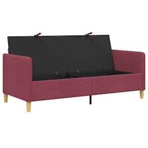 Sofa s úložným prostorem Víno Červené 172 x 78 x 87 cm - obrázek 4
