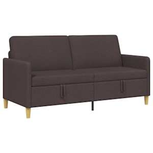 Sofa s úložným prostorem Tmavě hnědá 172 x 78 x 87 cm Polyester - obrázek 2