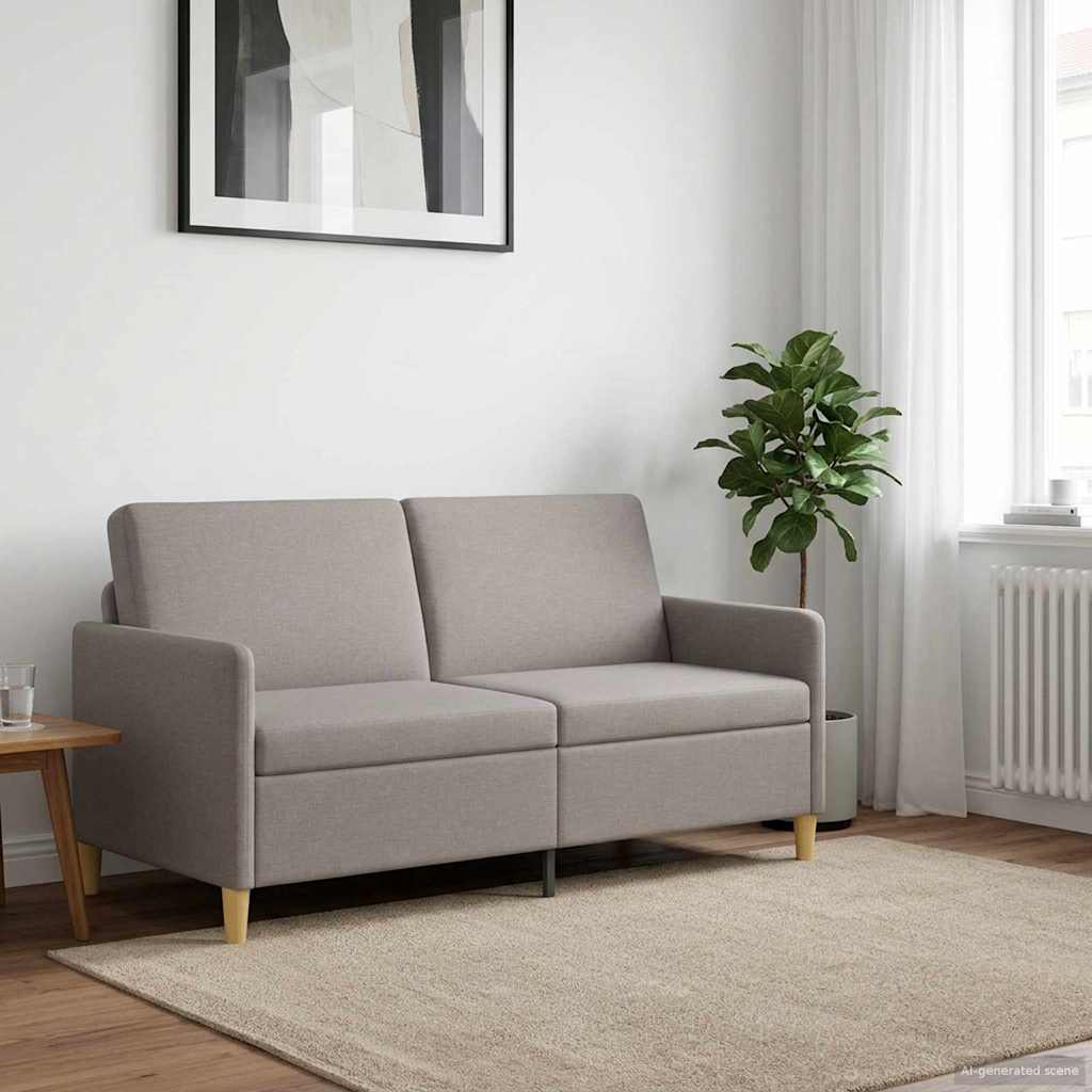 vidaXL Sofa s shrambo Taupe 172 x 78 x 87 cm Poliester