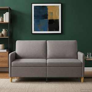 Sofa s úložným prostorem Taupe 172 x 78 x 87 cm Polyester - obrázek 3