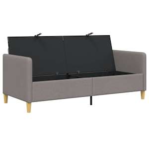 Sofa s úložným prostorem Taupe 172 x 78 x 87 cm Polyester - obrázek 4