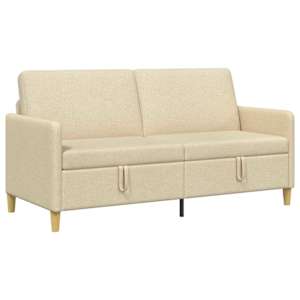 Sofa s úložným prostorem Krémová 172 x 78 x 87 cm Polyester - obrázek 2