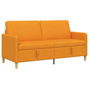 Sofa s úložným prostorem Tmavě žlutá 172 x 78 x 87 cm Polyester - obrázek 2