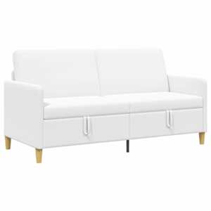 Sofa s úložným prostorem Bílá 172 x 78 x 87 cm Polyester - obrázek 2