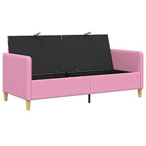 Sofa s úložným prostorem Růžová 172 x 78 x 87 cm Polyester - obrázek 4