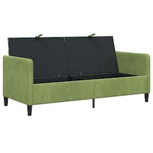 Sofa s úložným prostorem Světlá zelená 172 x 78 x 87 cm - obrázek 4