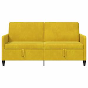 Sofa s úložným prostorem Žlutá 172 x 78 x 87 cm Polyester - obrázek 5