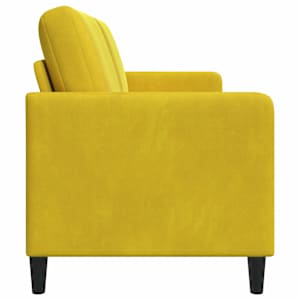 Sofa s úložným prostorem Žlutá 172 x 78 x 87 cm Polyester - obrázek 6