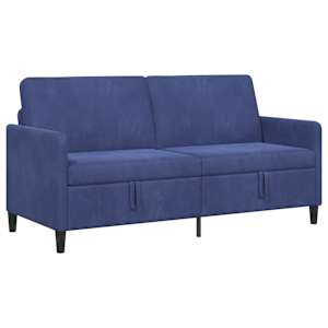 Sofa s úložným prostorem Policová modrá 172 x 78 x 87 cm - obrázek 2