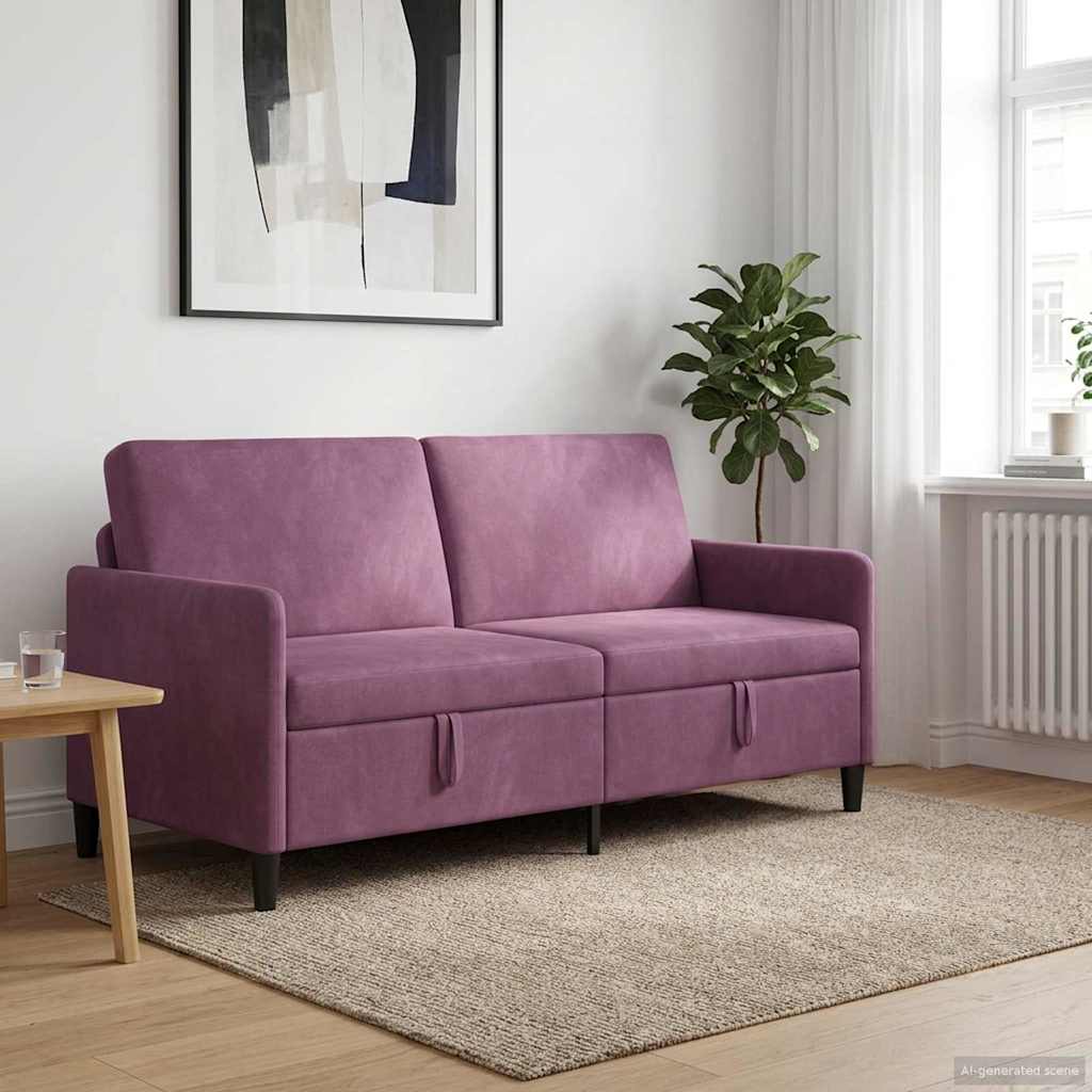 Sofa s shrambo Vijolična 172 x 78 x 87 cm Poliester
