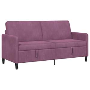 Sofa s úložným prostorem Fialová 172 x 78 x 87 cm Polyester - obrázek 2