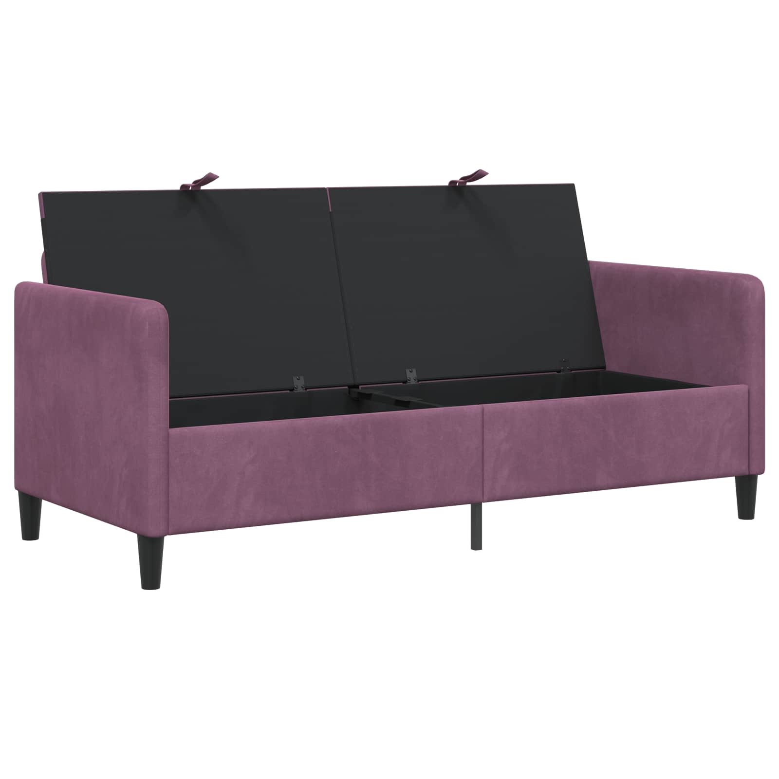 Sofa s shrambo Vijolična 172 x 78 x 87 cm Poliester - slika 4