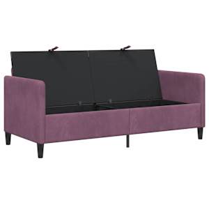 Sofa s úložným prostorem Fialová 172 x 78 x 87 cm Polyester - obrázek 4