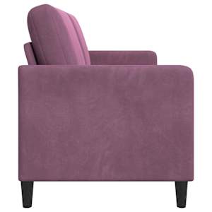 Sofa s úložným prostorem Fialová 172 x 78 x 87 cm Polyester - obrázek 5