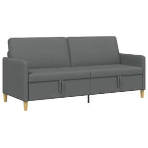 Sofa s úložným prostorem Tmavě šedá 192 x 78 x 87 cm Polyester - obrázek 2