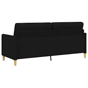 Sofa s úložným prostorem Černá 192 x 78 x 87 cm Polyester - obrázek 5