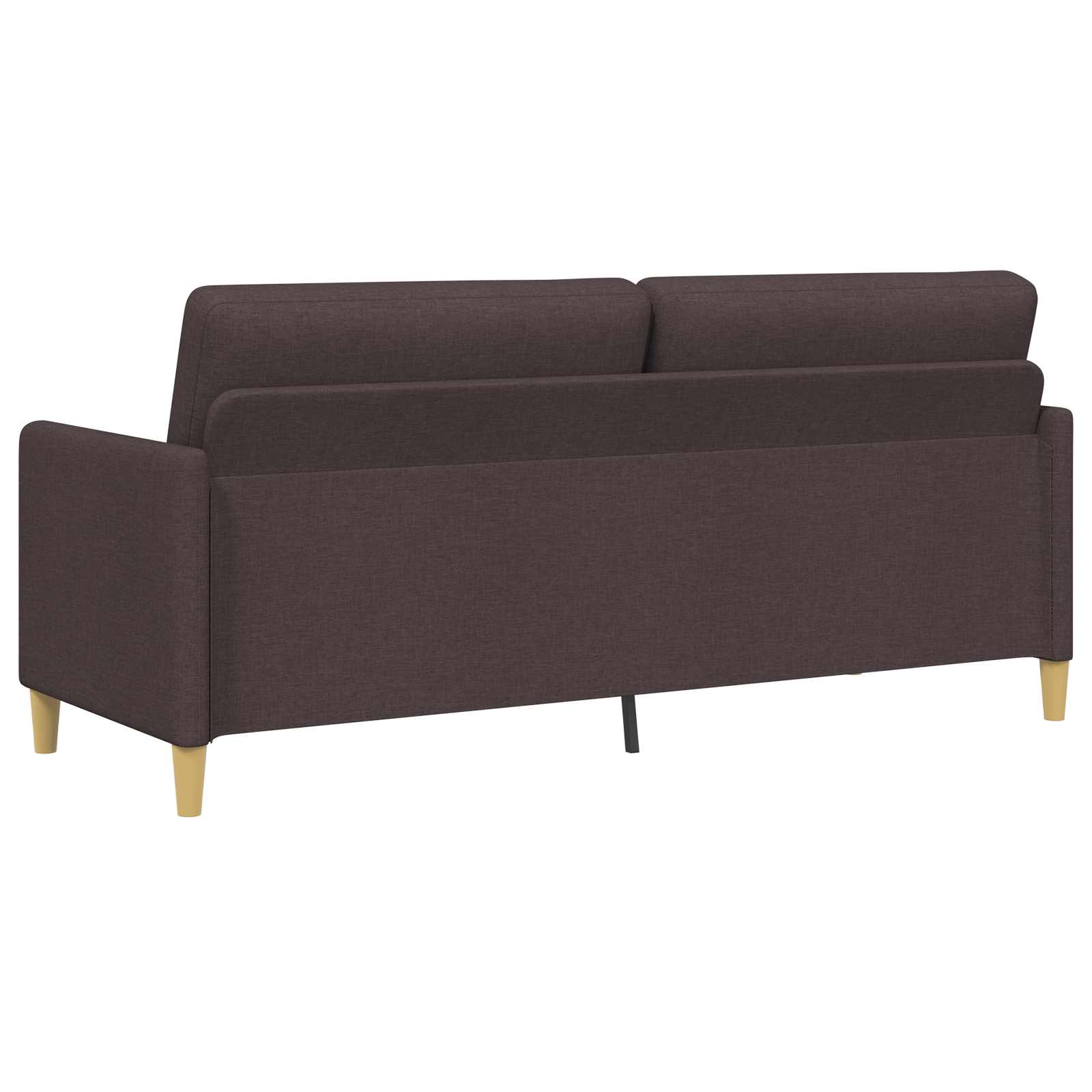 Sofa s shrambo Temno rjava 192 x 78 x 87 cm Poliester - slika 5