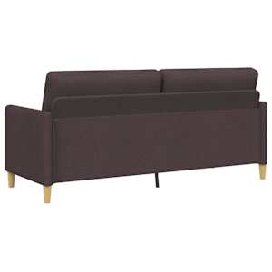Sofa s úložným prostorem Tmavě hnědá 192 x 78 x 87 cm Polyester - obrázek 5