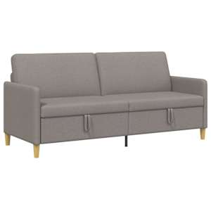 Sofa s úložným prostorem Taupe 192 x 78 x 87 cm Polyester - obrázek 2