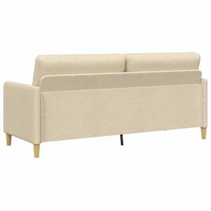 Sofa s úložným prostorem Krémová 192 x 78 x 87 cm Polyester - obrázek 5