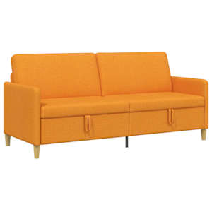 Sofa s úložným prostorem Tmavě žlutá 192 x 78 x 87 cm Polyester - obrázek 2