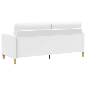 Sofa s úložným prostorem Bílá 192 x 78 x 87 cm Polyester - obrázek 5