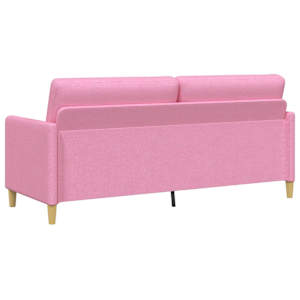 Sofa s úložným prostorem Růžová 192 x 78 x 87 cm Polyester - obrázek 5