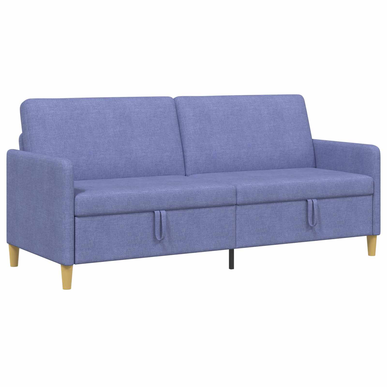 Sofa s shrambo Jeans modra 192 x 78 x 87 cm Poliester - slika 2