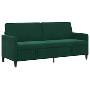 Sofa s úložným prostorem Tmavě zelená 192 x 78 x 87 cm - obrázek 2