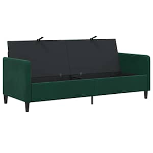 Sofa s úložným prostorem Tmavě zelená 192 x 78 x 87 cm - obrázek 4