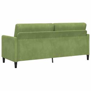 Sofa s úložným prostorem Světlá zelená 192 x 78 x 87 cm - obrázek 5