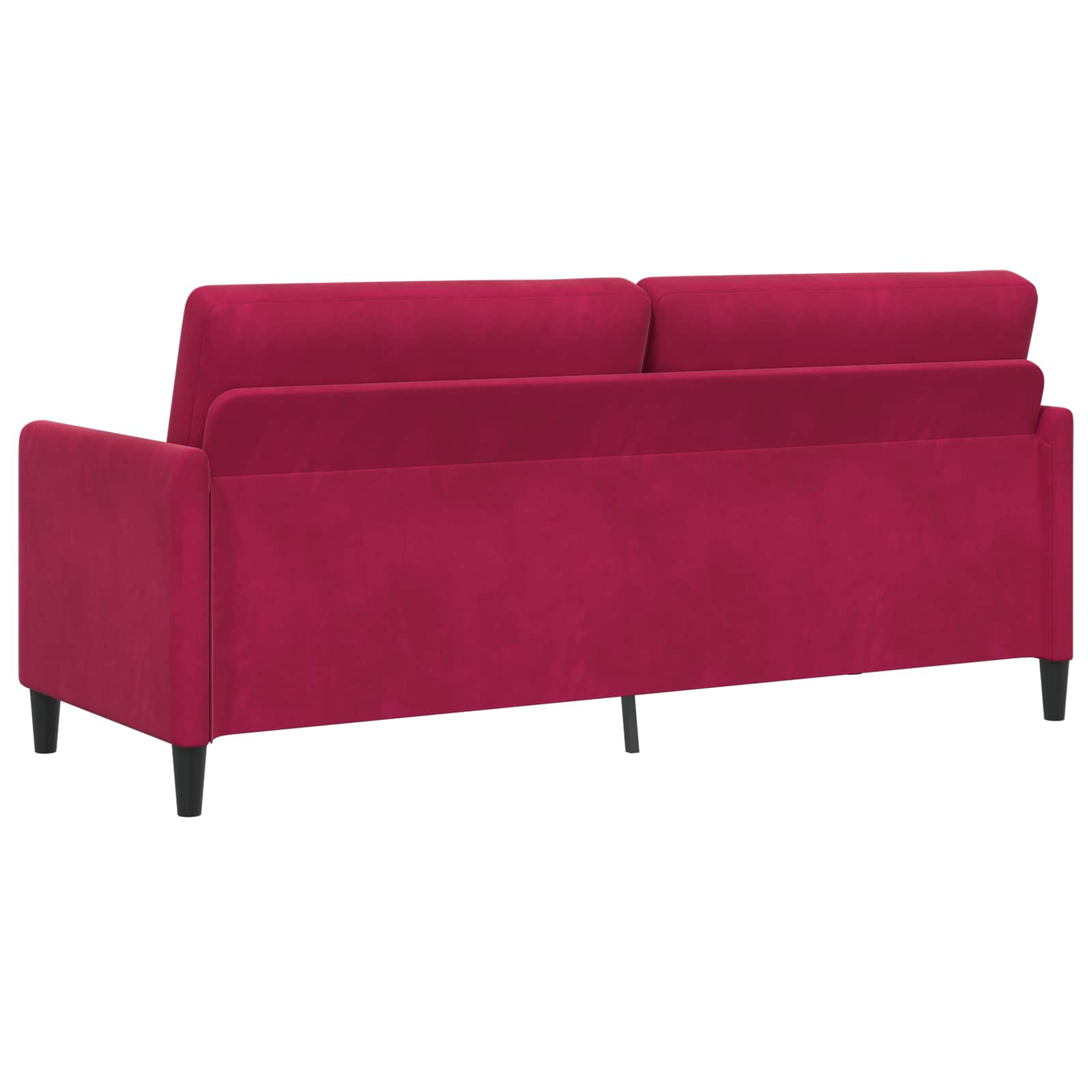 Sofa s shrambo Vinorodna rdeča 192 x 78 x 87 cm Poliester - slika 5