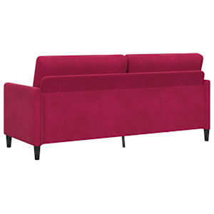 Sofa s úložným prostorem Víno Červené 192 x 78 x 87 cm - obrázek 5