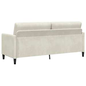 Sofa s úložným prostorem Krémová 192 x 78 x 87 cm Polyester - obrázek 5