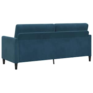 Sofa s úložným prostorem Modrá 192 x 78 x 87 cm Polyester - obrázek 5