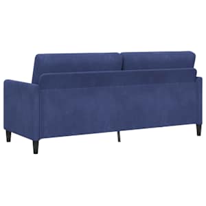 Sofa s úložným prostorem Policová modrá 192 x 78 x 87 cm - obrázek 5