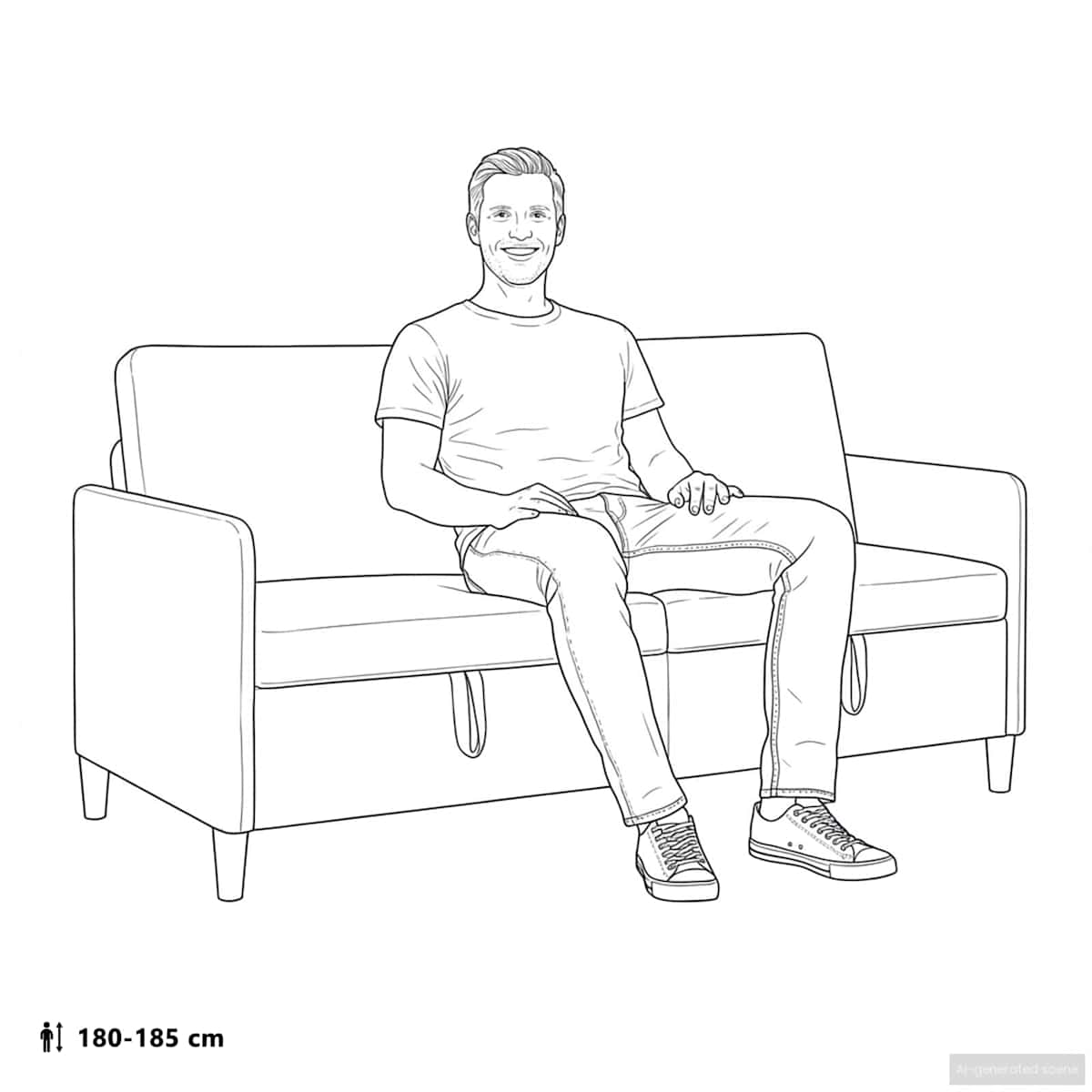 Sofa med opbevaring Polyester - Billede 11