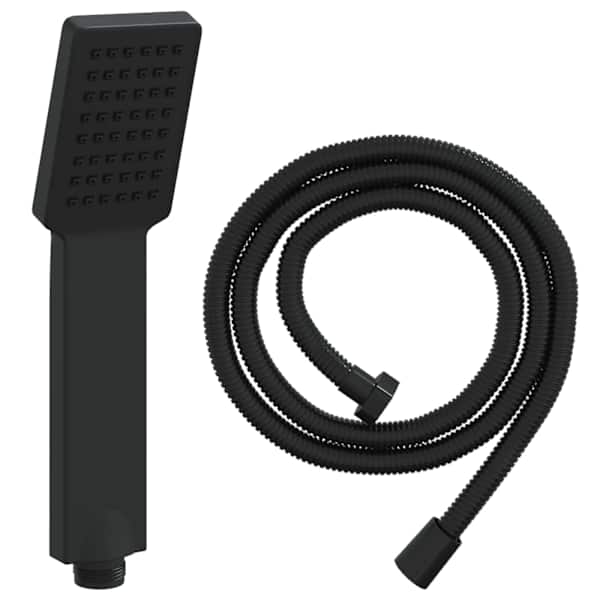 vidaXL Du&scaron;ipea Komplekt Must 150 cm Roostevaba teras