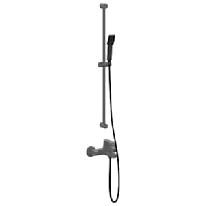 Sada sprchové hlavice Černá 150 cm Nerezová ocel - obrázek 3
