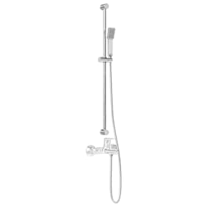 Sada sprchového systému Chrom 100 cm Nerezová ocel - obrázek 3