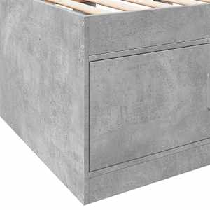 Rám postele s úložným prostorem Betonově šedá 80 x 200 cm - obrázek 7