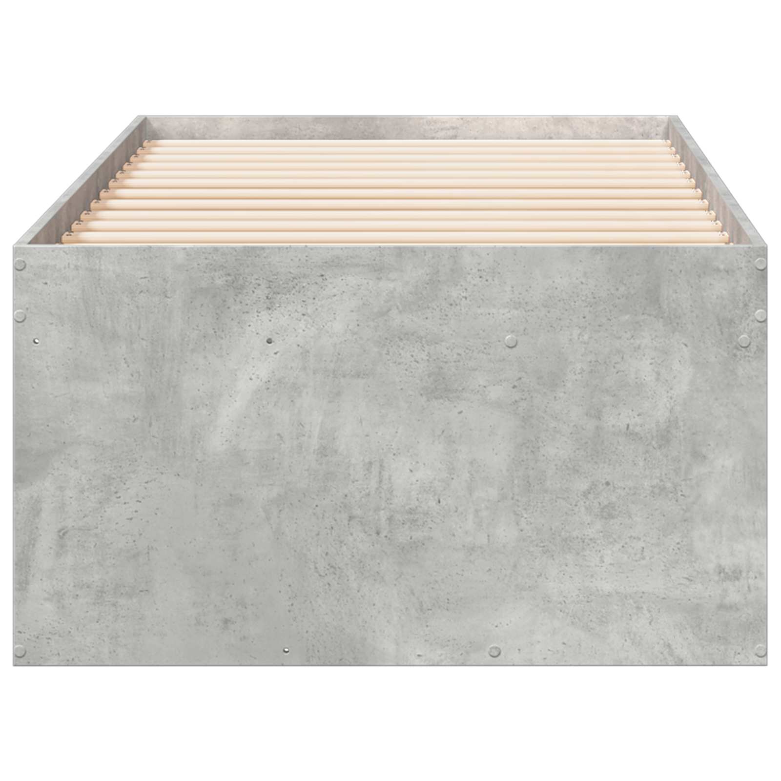 Sänkykehys varastolla Betoninharmaa 80 x 200 cm Tekninen puu - Image 4