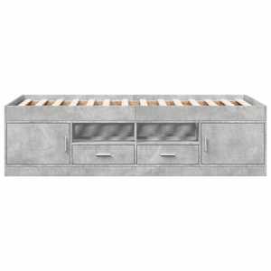 Rám postele s úložným prostorem Betonově šedá 80 x 200 cm - obrázek 5