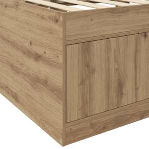 Rám postele s úložným prostorem Dub artisan 80 x 200 cm - obrázek 7