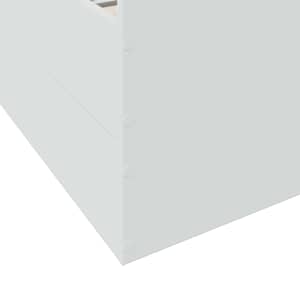 Rám postele s úložným prostorem se zásuvkou Bílá 80 x 200 cm - obrázek 7