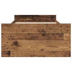 Rám postele s úložným prostorem Staré dřevo 80 x 200 cm - obrázek 4