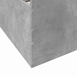 Rám postele s úložným prostorem Betonově šedá 80 x 200 cm - obrázek 7