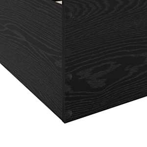Rám postele s úložným prostorem Černý dub 80 x 200 cm - obrázek 6